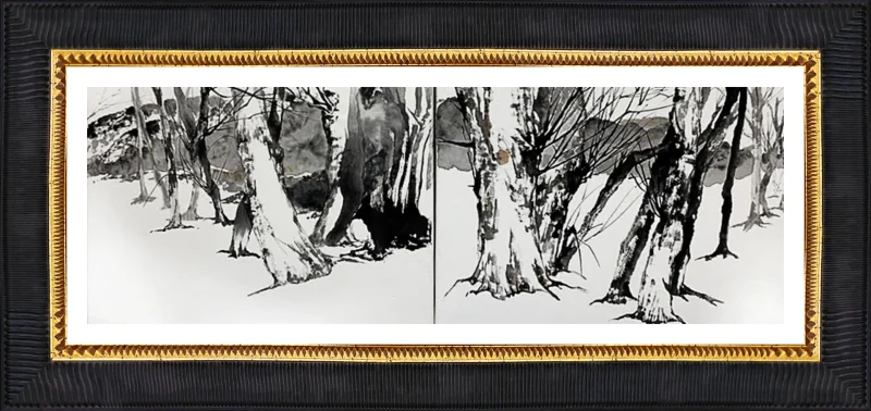 Winter Trees Set 1 and 2
