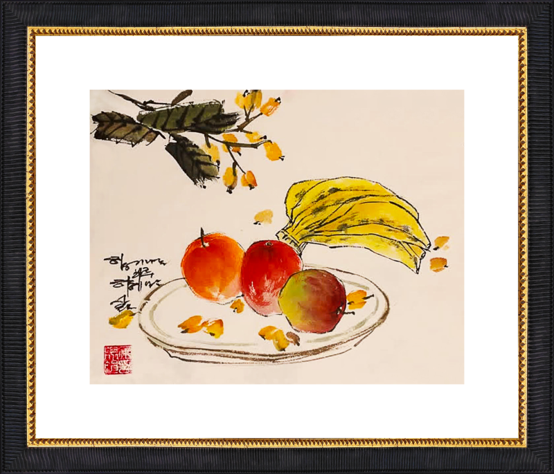 Bananas and apples