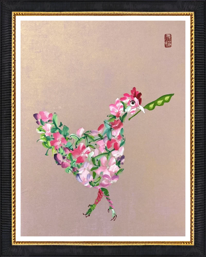 Floral Chicken Series 4